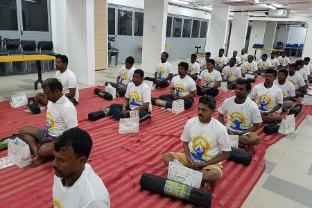 Dormitory provides yoga classes and trips for workers
