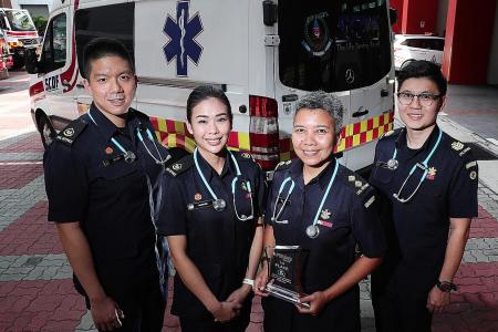 SCDF paramedic team win international competition 
