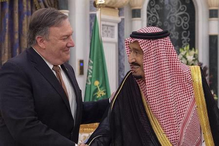 US Sec of State Pompeo meets Saudi king on Khashoggi case
