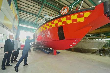 Third SCDF Rapid Response Fire Vessel launched