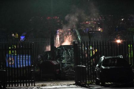 Leicester City owner's helicopter crashes outside stadium