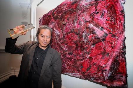 Indonesian artist clinches regional art award