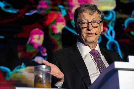 Bill Gates uses poop to show off pioneering toilet