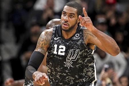 Aldridge bags double-double to help Spurs stop Rockets