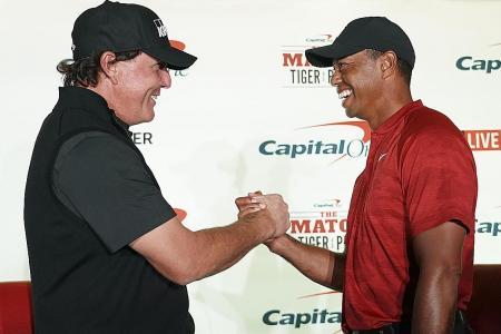 Mickelson eyes bragging rights over Woods
