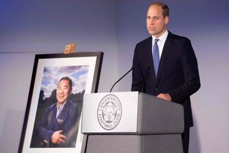 Prince William, Kate pay tribute to late Leicester City chairman