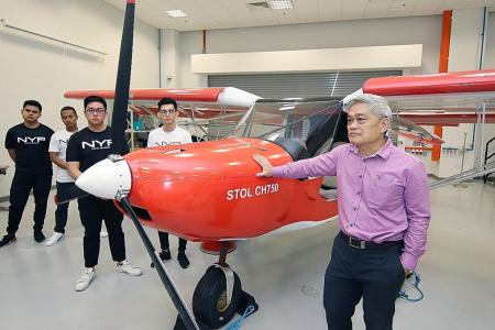 NYP students build fully functioning plane