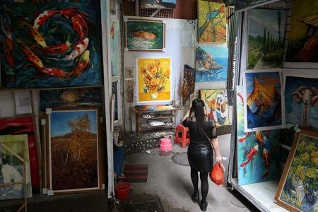 China district famous for art copies struggles to change reputation
