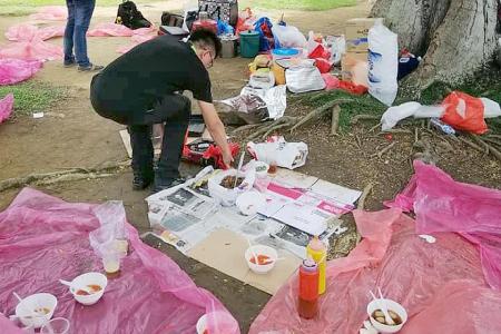 NEA takes action against illegal hawkers at Paya Lebar