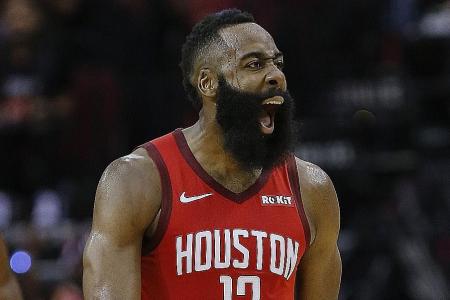 Rockets fired up by Harden&#039;s third straight 40-point game