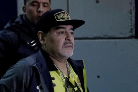 Maradona out of hospital after internal bleeding scare