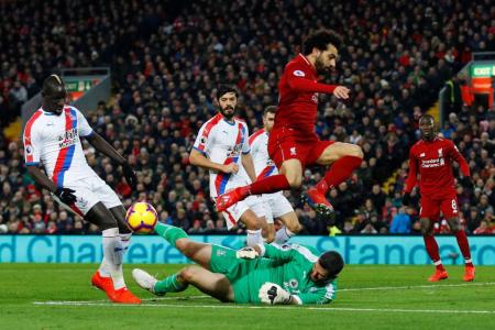 Salah double helps Liverpool beat bogey team Palace