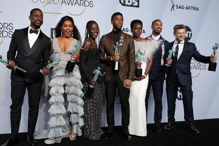 Black Panther takes top SAG awards prize, boosting Oscar chances