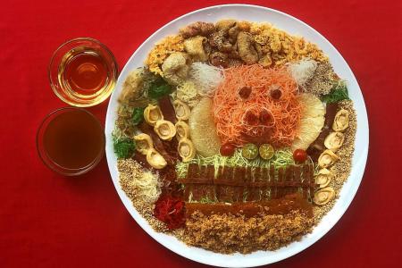 Pig out on Auspigcious Yusheng with 5 types of pork items