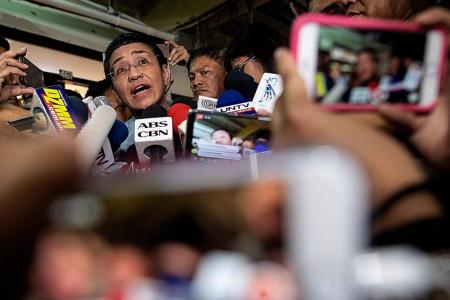 Duterte critic Maria Ressa freed on bail