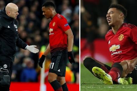 Martial, Lingard to miss Chelsea, Liverpool games