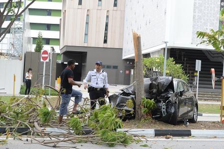 Woman in Punggol car accident loses her left foot
