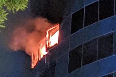 St Regis residents evacuated after fire breaks out on 12th storey