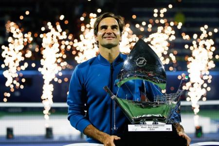 Federer beats Tsitsipas to clinch 100th ATP title