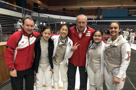 Fencers bag historic gold in Asian meet