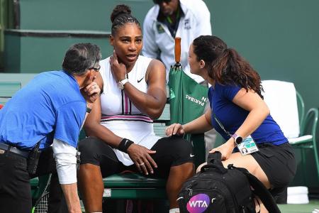 Illness ends Serena’s Indian Wells hopes