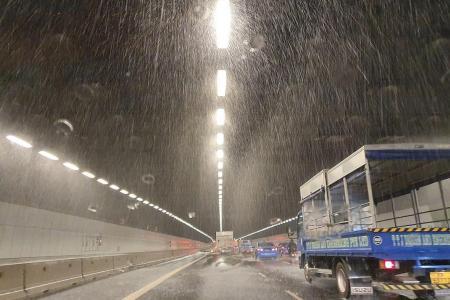Sprinklers accidentally activated along MCE tunnel