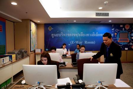 In Thai election, new ‘war room’ polices social media