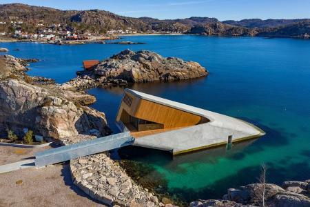 Dine among fish at Europe&#039;s first underwater restaurant