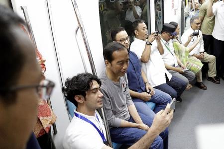 Traffic-choked Jakarta inaugurates mass rapid transit system