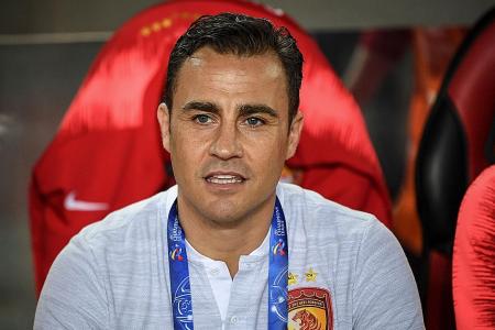 Cannavaro’s future as China coach in doubt