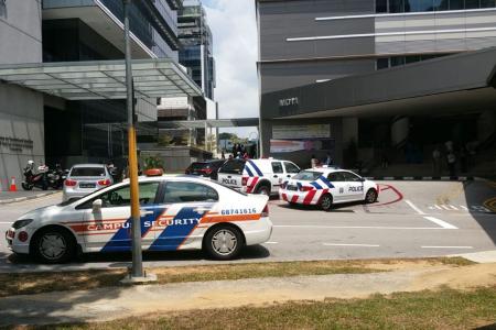 About 1,000 people evacuated after fire at NUS lab