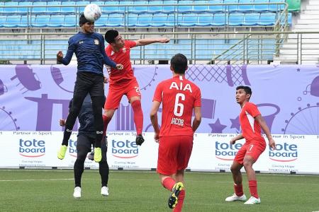 Young Lions pull off upset with victory over Hougang