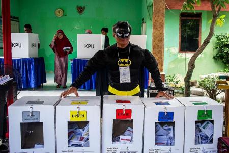 Indonesia lures voters with superheroes and endangered animals