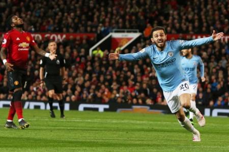 City a step closer to title after 2-0 win over United