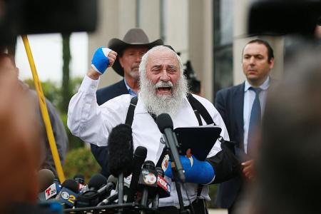 Rabbi hurt in synagogue shooting: Evil will never prevail