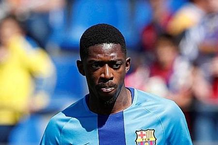 Dembele a doubt for return leg due to hamstring injury