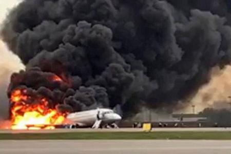 41 people dead as Russian plane bursts into flames after landing