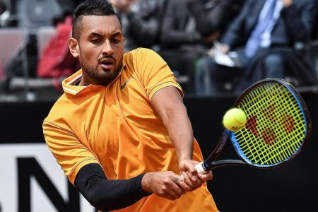 Nick Kyrgios hurls chair, storms off during Italian Open 