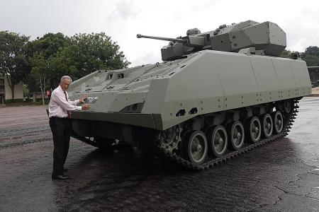 SAF unveils latest armoured vehicle