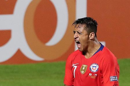 Relief for Alexis Sanchez after scoring first goal in five months