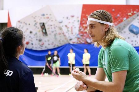 Swedish floorball star: Floorballers in Singapore need to build belief