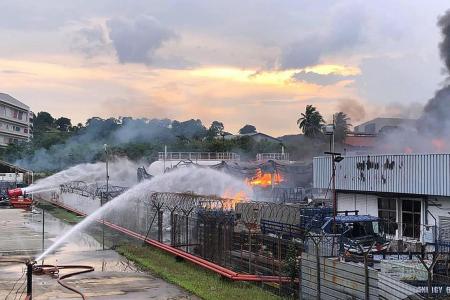 Firefighters describe battle with biggest LPG fire in SCDF history