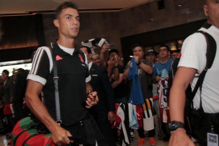 Fans thrilled to catch glimpse of Ronaldo and Co after long wait