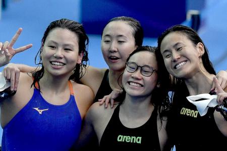S&#039;pore&#039;s 4x200m free relay quartet miss Olympic qualification by 0.06s