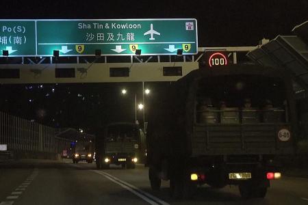 New Chinese troops arrive in HK ahead of planned rallies