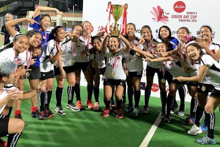 Singapore win Women&#039;s Junior Asian Hockey Federation Cup