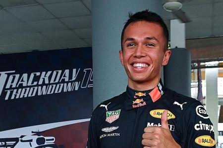Red Bull&#039;s Alex Albon happy to be the surprise package