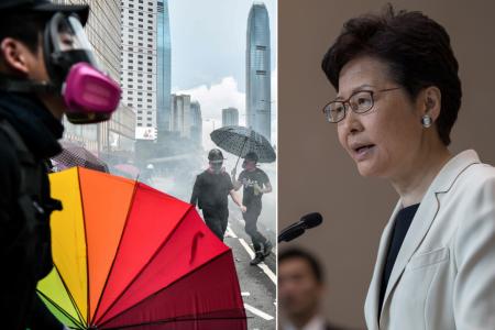 Let’s talk, but no umbrellas please: Lam to protesters