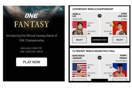 Pick your MMA fighters and earn points in ONE Fantasy game
