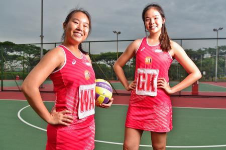 Setbacks can’t hold netballers Jamie Lim and Angelina Lim back